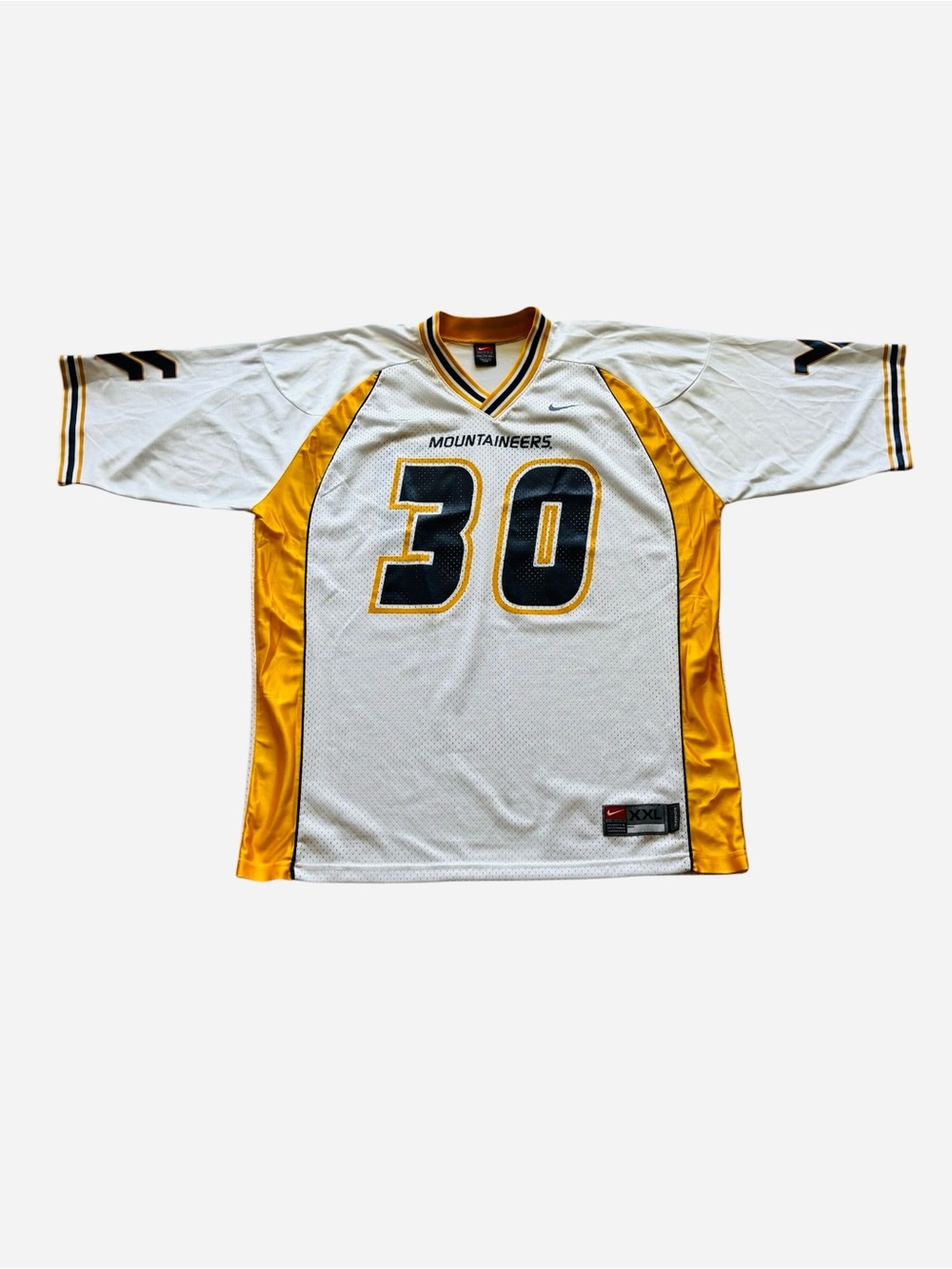Vintage Nike West Virginia #30 Football Jersey Men’s XXL Mountaineers EUC